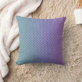 Cojín Decorativo Lavender and teal gradient throw pillow