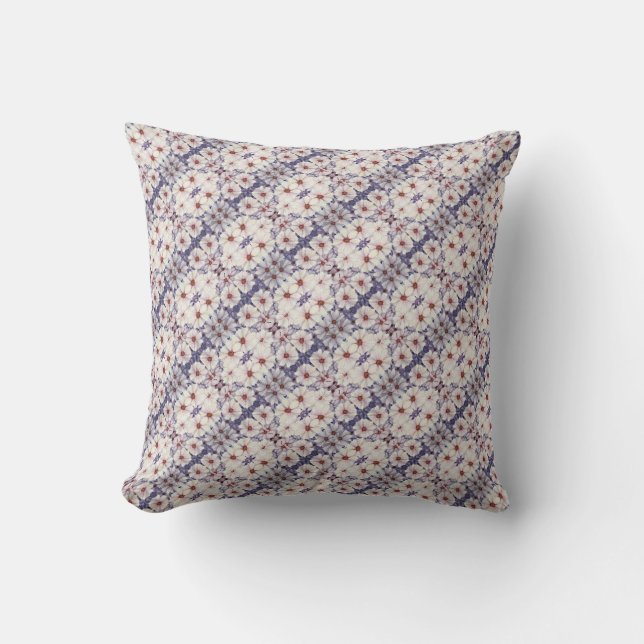 Cojín decorativo Lavender Daisy Print (Anverso)