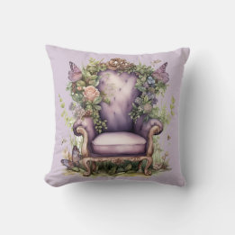 Cojín Decorativo Lavender Fairy Dreams Butterfly Chair