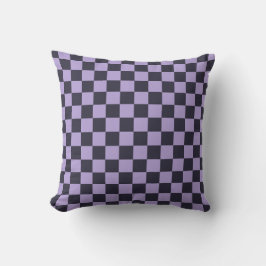 Cojín Decorativo Lavender haze checkerboard pattern