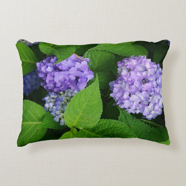 Cojín Decorativo Lavender Hydrangea (Anverso)