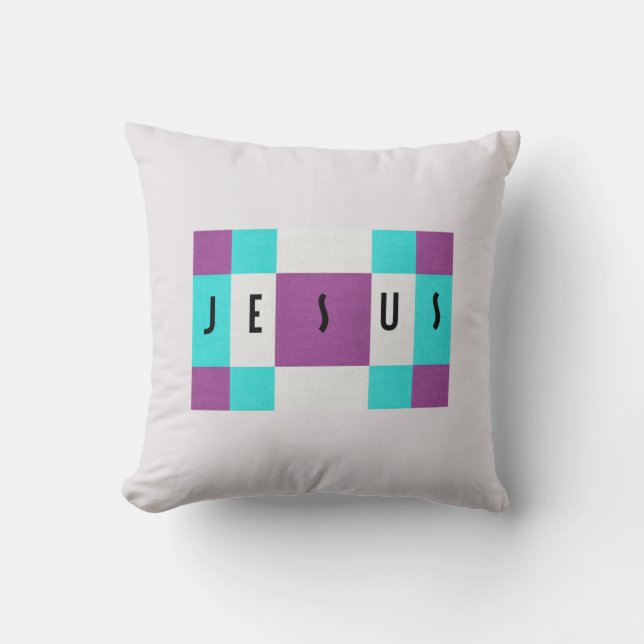Cojín Decorativo Lavender Jesús Accent Pillow (Anverso)