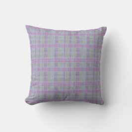Cojín Decorativo Lavender Plaid Harmony