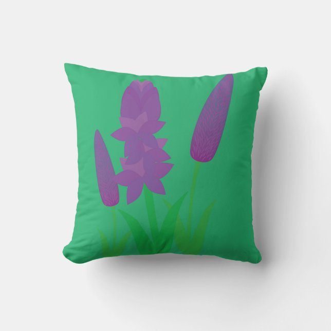 Cojín Decorativo Lavender Plants (Anverso)