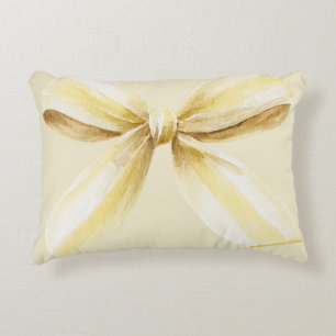 Cojín Decorativo Lazo Amarillo Piña Colada
