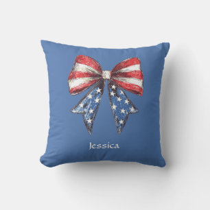 Cojín Decorativo Lazo americano coqueto personalizado