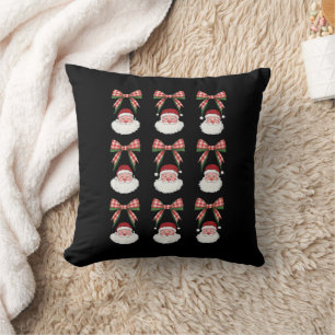 Cojín Decorativo Lazo Coqueta Navidad Santa Vintage Navidades Retro