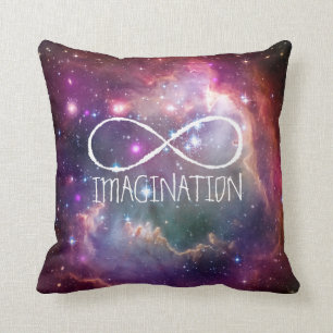 Cojín Decorativo Lazo del infinito y fondo del inconformista del