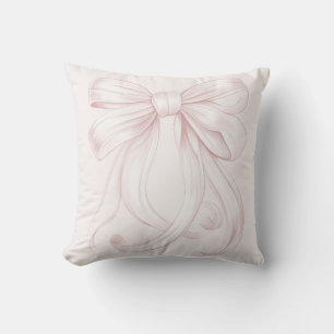 Cojín Decorativo lazo rosa