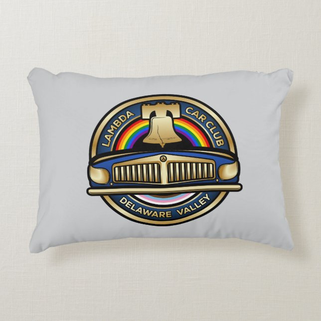 Cojín decorativo LCCI DelVal (Gris) (Anverso)