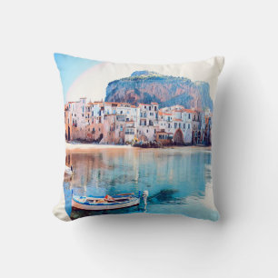 Cojín Decorativo ldp CEFALU - Sicilia - playa - panorama