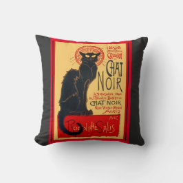 Cojín Decorativo Le Chat Noir, El Gato Negro, Pillow Art