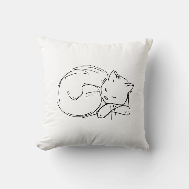Cojín Decorativo Le Chat Pillow (Anverso)