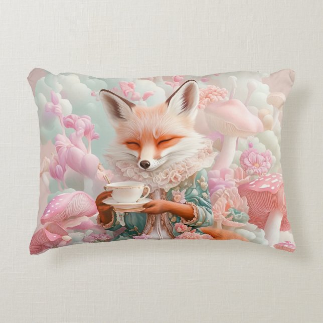 Cojín Decorativo Le Renard Dandy - The Dandy Fox  (Anverso)
