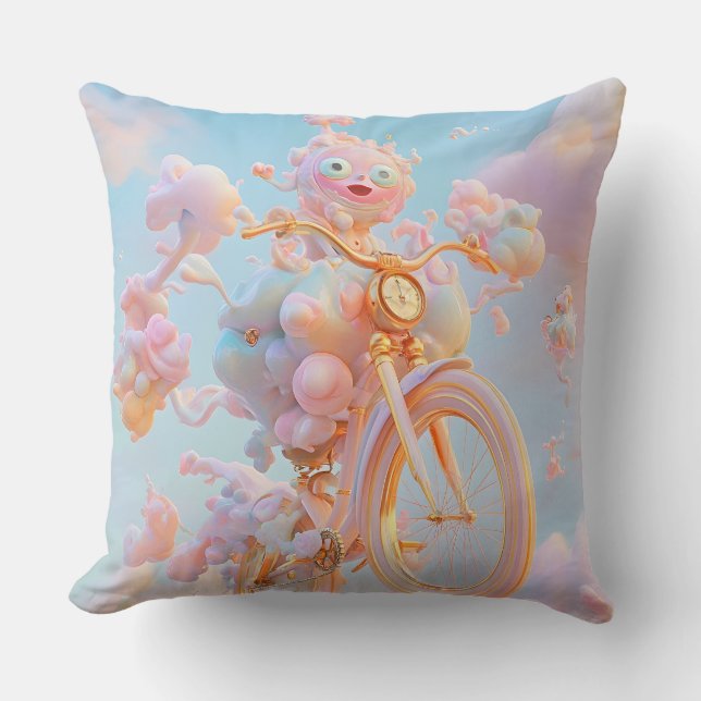 Cojín Decorativo Le Temps Est Une Blague Time Is a Joke  (Anverso)