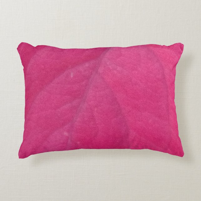 Cojín Decorativo Leaf morado (Anverso)