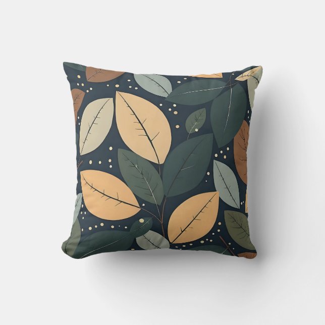 Cojín Decorativo Leaf print cushion (Anverso)