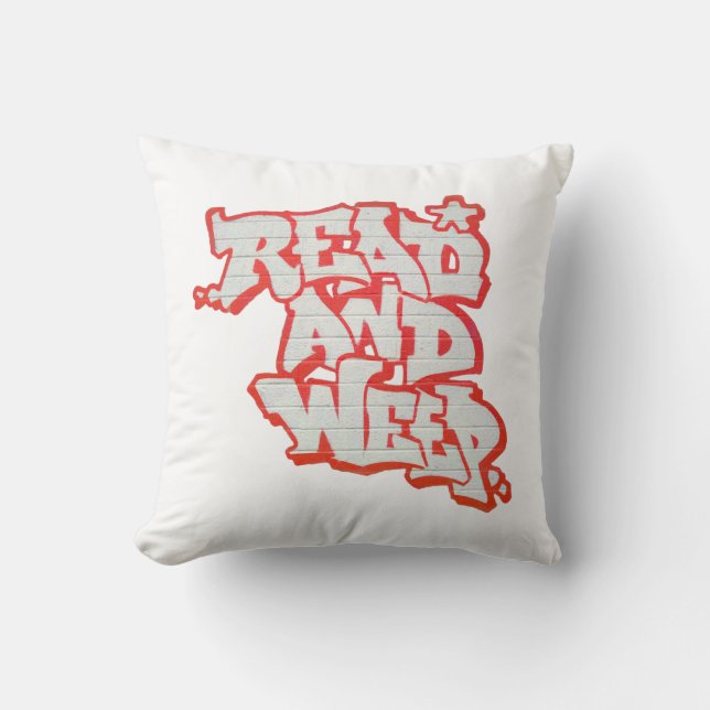 Cojín Decorativo Léalos y llora. (Anverso)