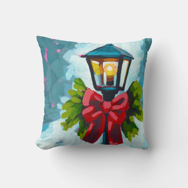 Cojín Decorativo Leave a Light On Throw Pillow (Anverso)