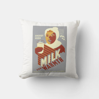 Cojín Decorativo Leche para el calor