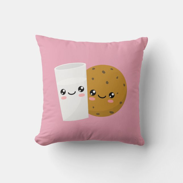 Cojín Decorativo Leche y galleta (Anverso)