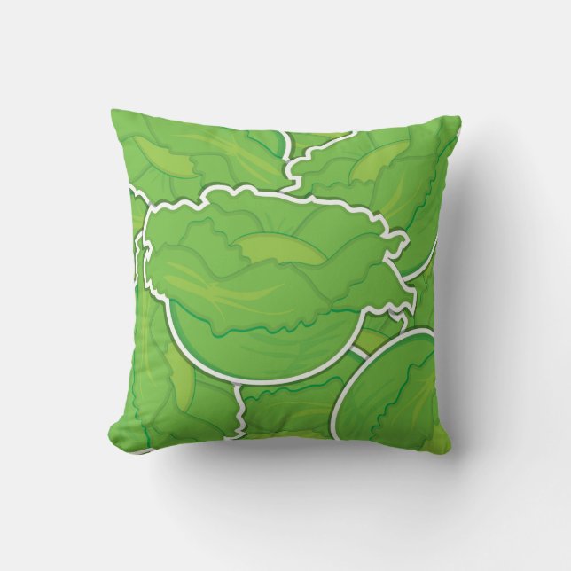 Cojín Decorativo Lechuga funky (Anverso)