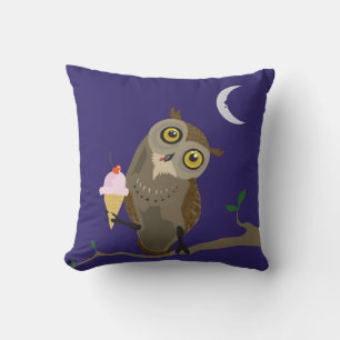Cojín Decorativo Lechuza helada~almohada