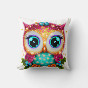 Cojín Decorativo Lechuza Kawaii dulce y adorable