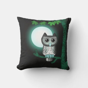 Cojín Decorativo Lechuza Luna Llena