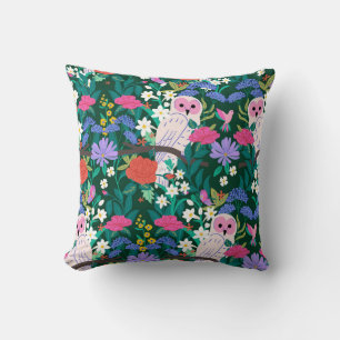 Cojín Decorativo Lechuzas forestales encantadas