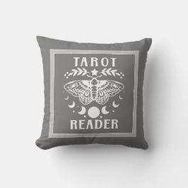 Cojín Decorativo Lector de Tarot Fase de Luna Galaxia Estrellas Alm