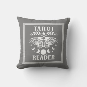 Cojín Decorativo Lector de Tarot Fase de Luna Galaxia Estrellas Alm