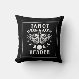 Cojín Decorativo Lector de Tarot Fase de Luna Galaxia Estrellas Alm