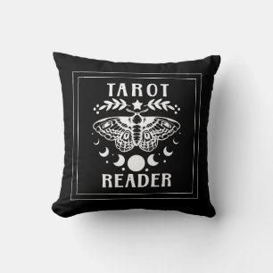Cojín Decorativo Lector de Tarot Fase de Luna Galaxia Estrellas Alm