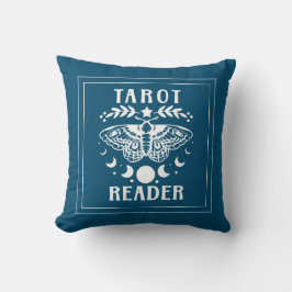 Cojín Decorativo Lector de Tarot Fase de Luna Galaxia Estrellas Alm