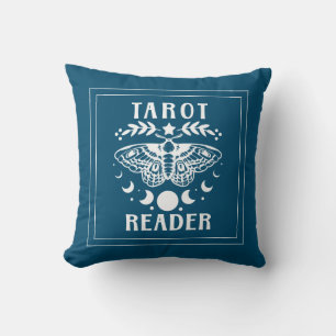 Cojín Decorativo Lector de Tarot Fase de Luna Galaxia Estrellas Alm