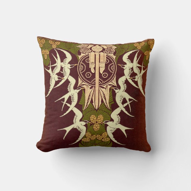 Cojín Decorativo Lectura Art Nouveau escocesa (Anverso)