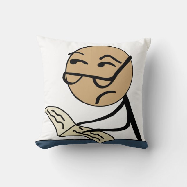 Cojín Decorativo lectura y crítica (Anverso)