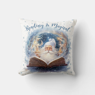 Cojín Decorativo Leer es un mágico diseño de copos de nieve