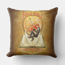 Cojín Decorativo Leer es viajar en el tiempo