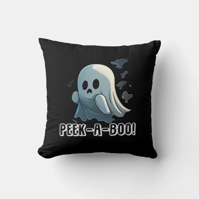 Cojín Decorativo Lema básico de Peekaboo (Anverso)