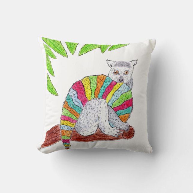 Cojín Decorativo Lema colorido (Anverso)