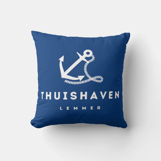 Cojín Decorativo Lemmer | Niederlande - Kissen für Ferienhaus, Boot (Anverso)