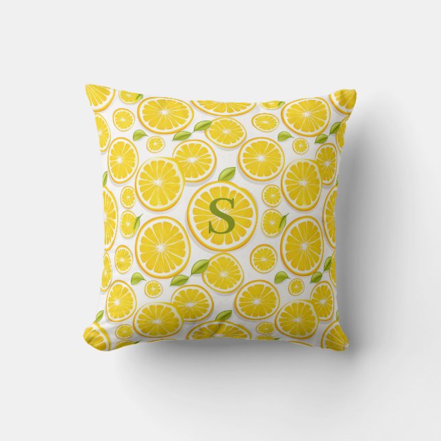 Cojín Decorativo Lemon Citrus (Anverso)