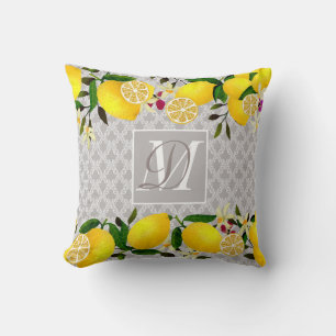 Cojín Decorativo Lemon Days Motif Gray