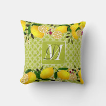 Lemon Days Motif Green