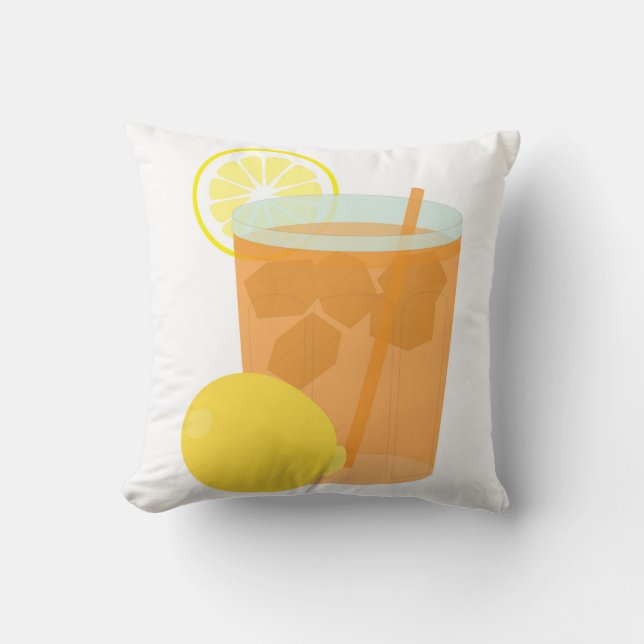 Cojín Decorativo Lemon Iced Tea (Anverso)