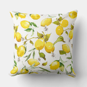 Cojín Decorativo Lemones acuarelas 5