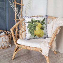 Cojín decorativo Lemons & Toile | Encanto del país