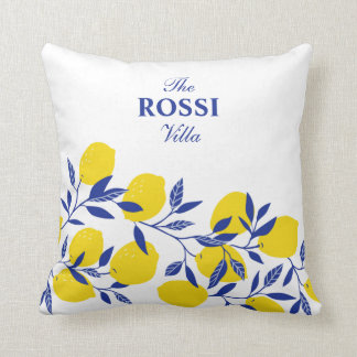 Cojín Decorativo Lemons Tropical Mediterráneo Toscana